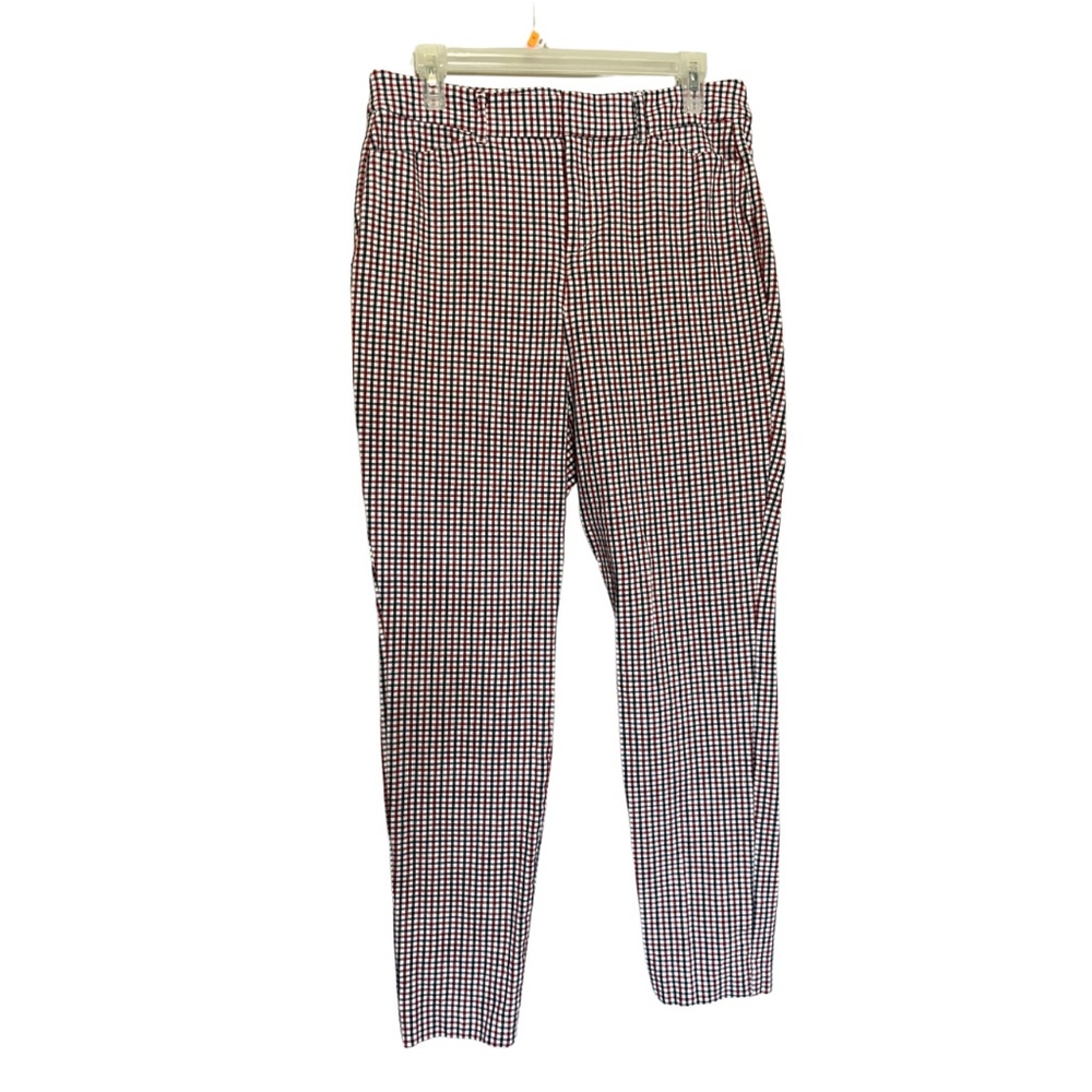 Checkered high rise pixie pants